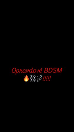 BDSM inzerát