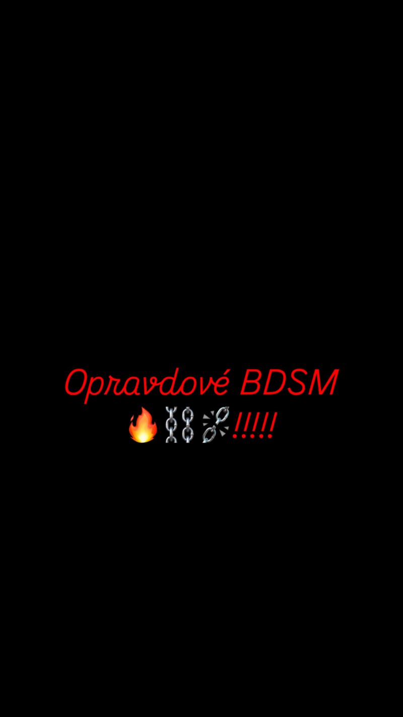 BDSM inzerát