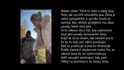 BDSM inzerát