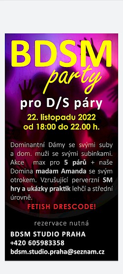 BDSM inzerát
